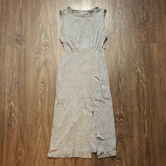 💕HOST PICK💕Free People Grey Cut Out Maxi Dress - Picture 4 of 15